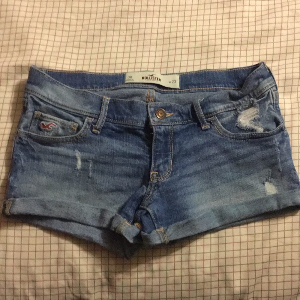 Hollister jean shorts